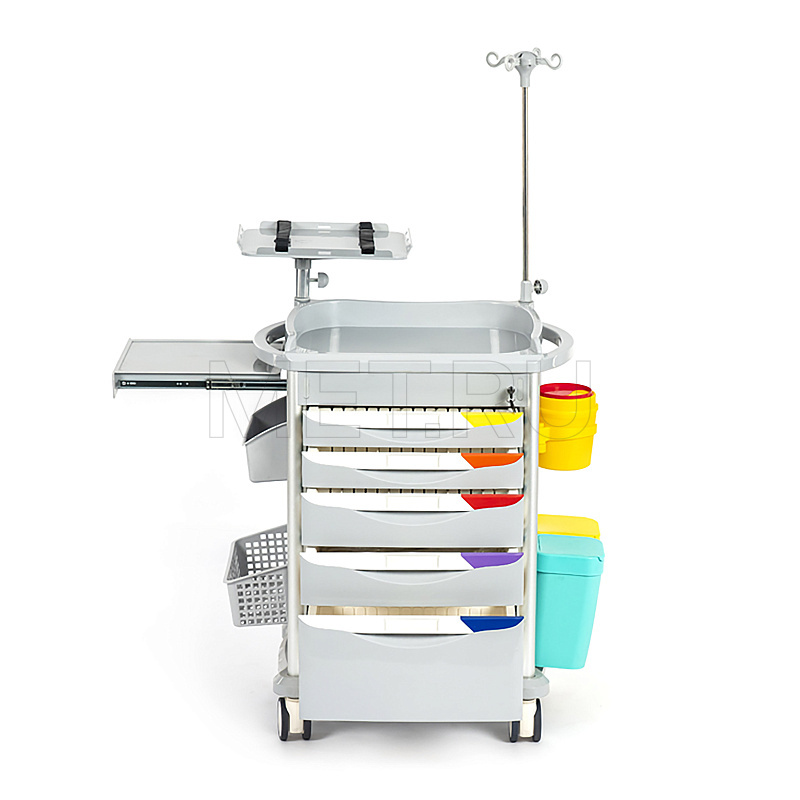 MET PSC-160 Тележка внутрибольничной скорой помощи с цветовой кодировкой от производителя